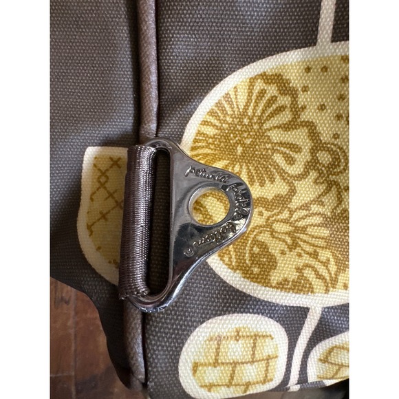 Petunia Pickle Bottom Boxy Diaper Bag Tote Convertible Brown Floral Print Padded - Picture 4 of 12